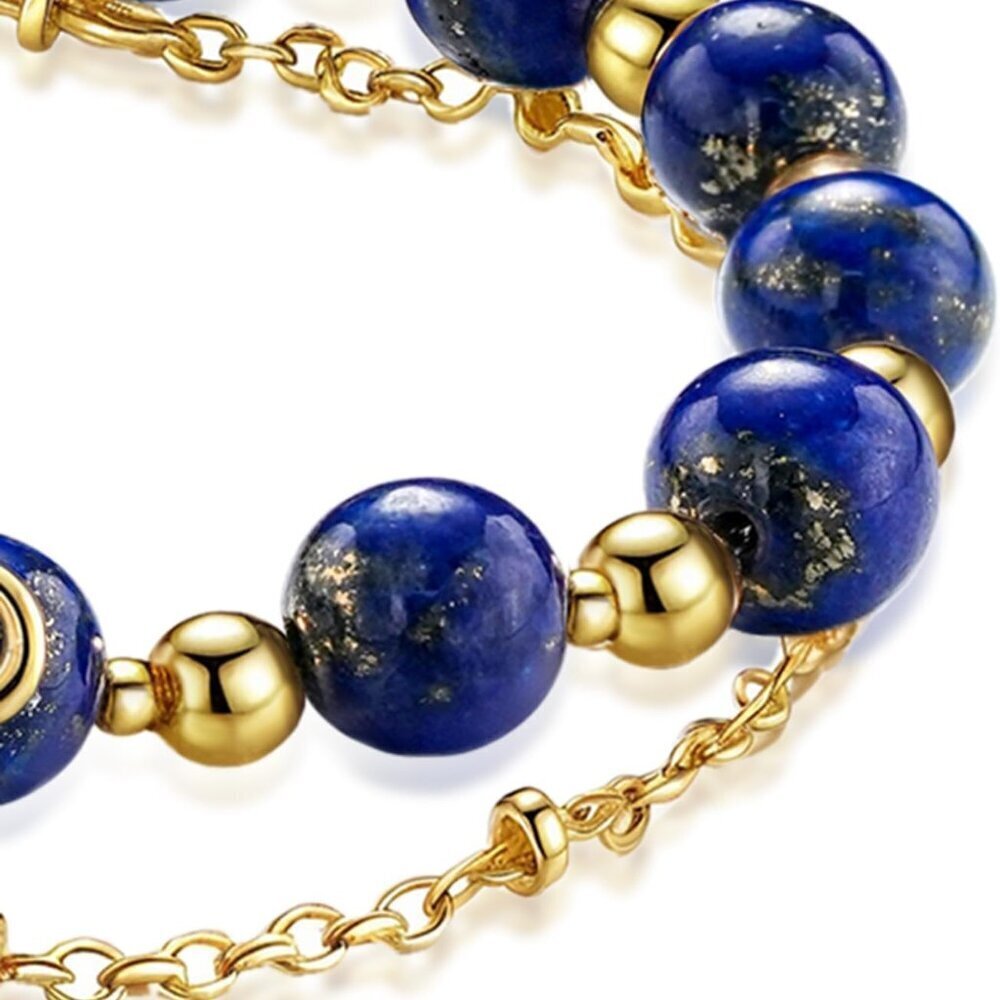 Handmade Crystal Gemstone Bracelet Gold Plated Adjustable Jewelry Gift for Women - Picture 2 of 9